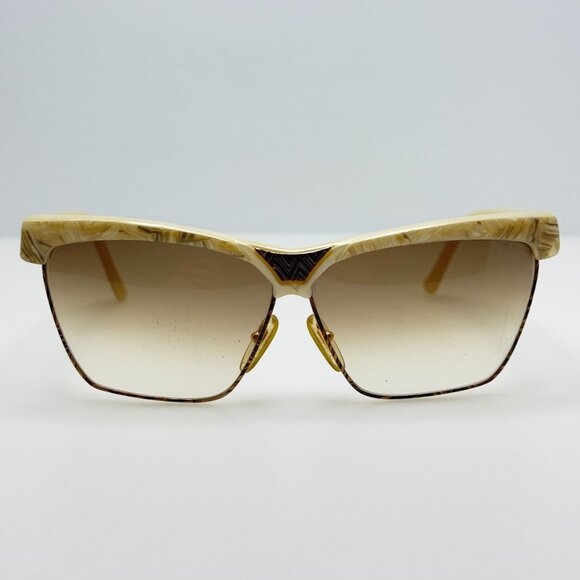 Laura Biagiotti Sunglasses Vintage Retro Pearl Gold main image 7